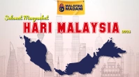 Hari Malaysia Map 2023 Digitalanzeige (16:9) template