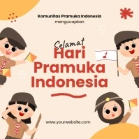 hari pramuka template Square (1:1)