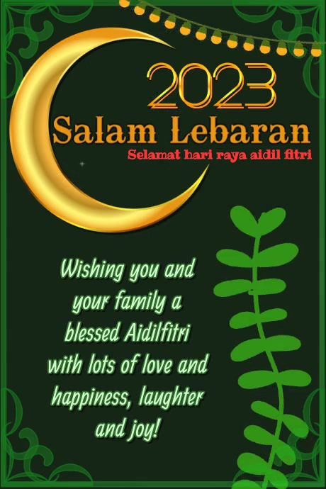 Hari raya 2023 Template | PosterMyWall