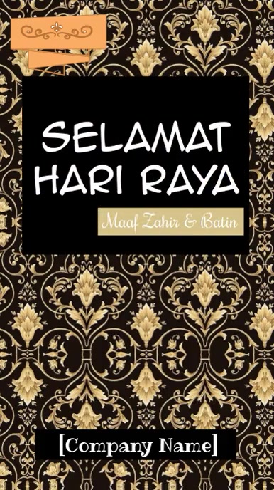 Hari raya Reel de Instagram template