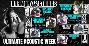 Harmony & Strings Ultimate Acoustic Week Plan Imagen Compartida en Facebook template