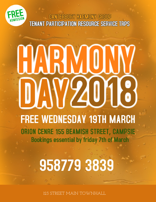 Get Harmony Day Celebration Flyer Template Postermywall Free Get Wallpaper Harmony Day Celebration Flyer Template Postermywall For Android