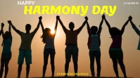 Harmony day Publicación de Twitter template