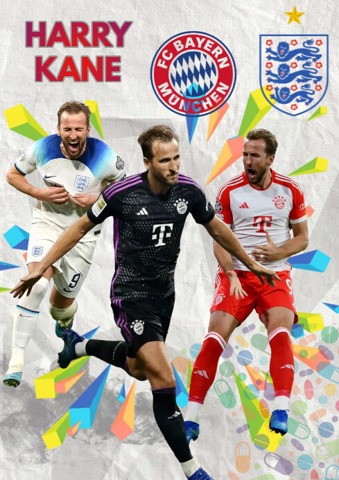 Harry Kane Template PosterMyWall
