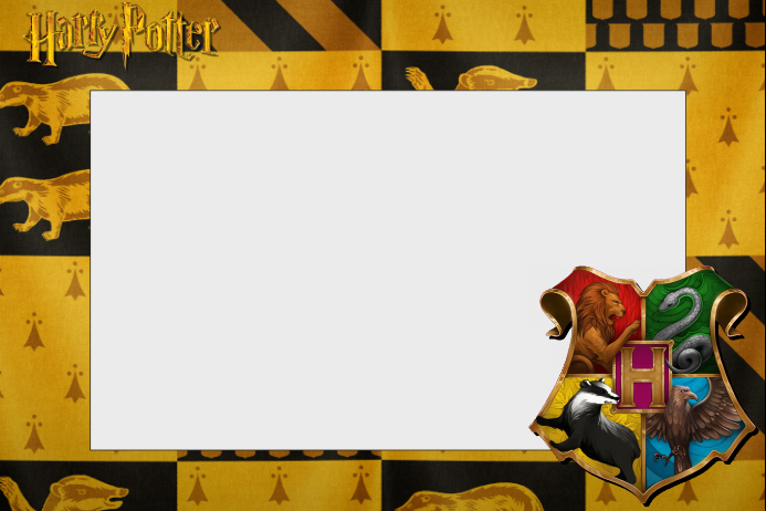 Harry Potter Party Prop Frame Template PosterMyWall
