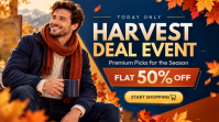 Purple Harvest Sale Miniature YouTube Template