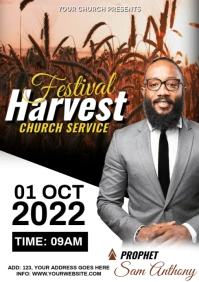 Harvest A4 template