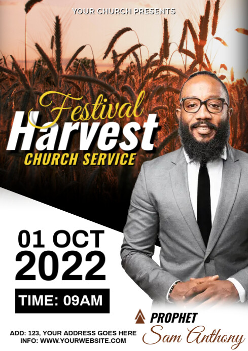 Harvest Template PosterMyWall