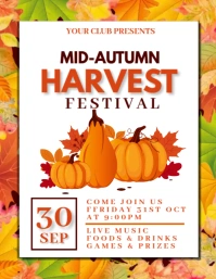 Harvest festival,fall,autumn Iflaya (Incwadi ye-US) template