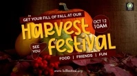 harvest festival video Digital Display (16:9) template