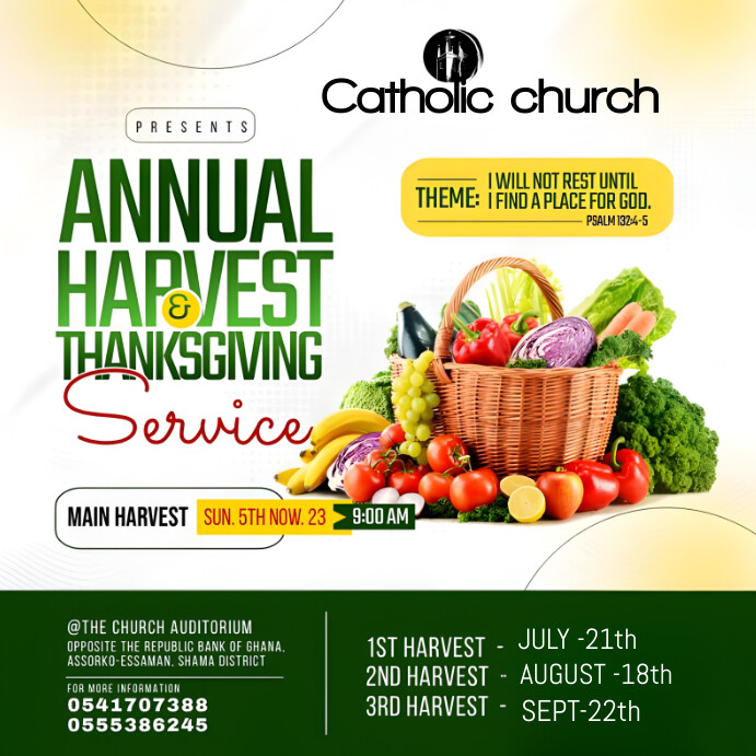 Copy Of Harvest Flyer PosterMyWall Copy of harvest flyer postermywall