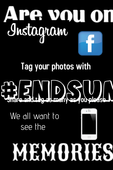 Hashtag Template | PosterMyWall