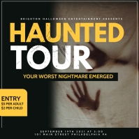 Haunted House Instagram-opslag template