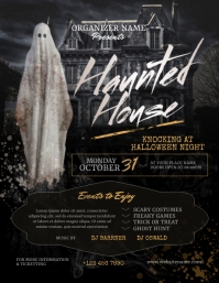 Halloween Haunted House Flyer Template PosterMyWall Halloween Haunted House Flyer Template PosterMyWall