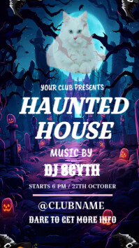 Haunted House Instagram Story template