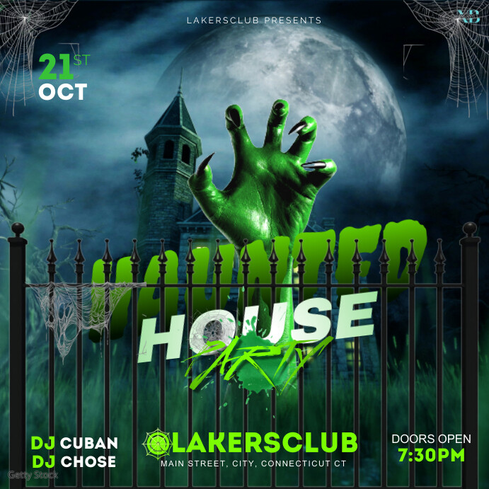 Haunted House Party Template | PosterMyWall