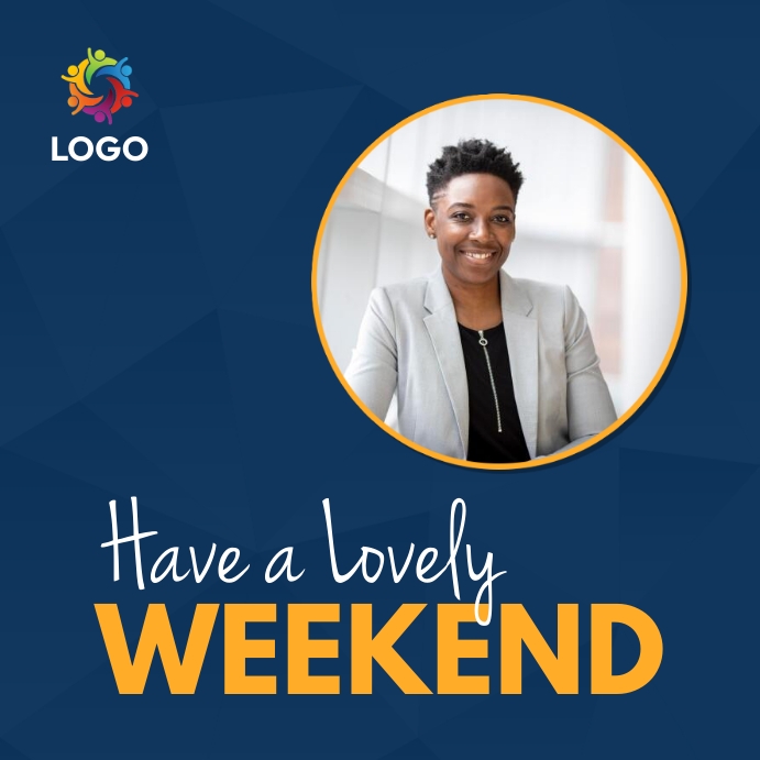 Have a lovely weekend Wpis na Instagrama template