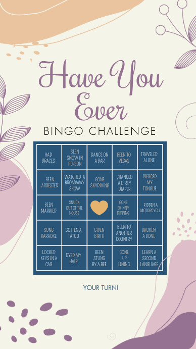 Bingo Have You Ever Bingo Have You Ever