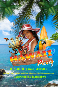customizable design templates for hawaiian postermywall