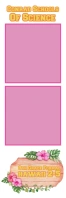 Hawaii Prom Theme 2x6 Photo Frame Template Banner 2' × 6'