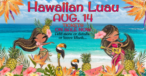 Hawaiian Luau Facebook Event Cover Photo template