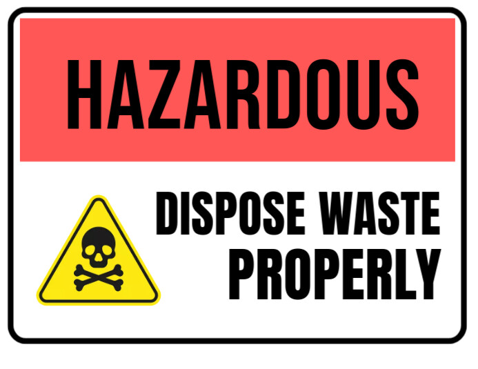 hazardous 传单(美国信函) template