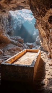 Brown Easter Resurrection Announcement Reel Instagram Template