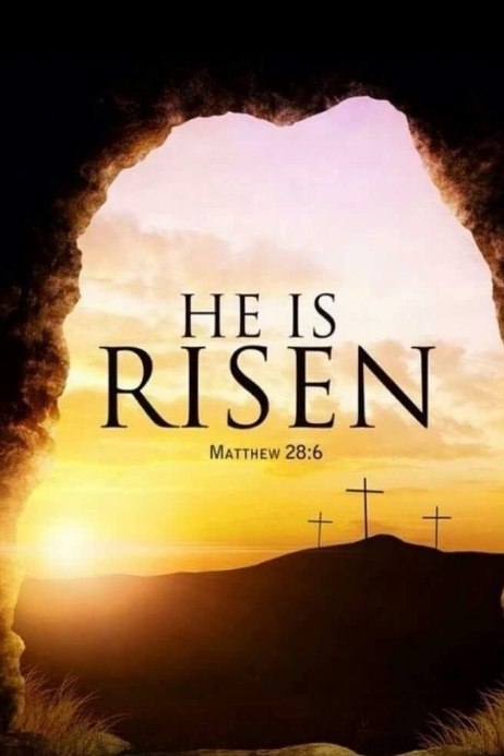 He Is Risen Template PosterMyWall