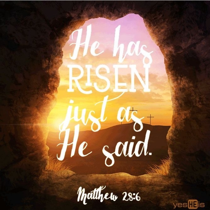 Re Is Risen He is risen Templat | PosterMyWall