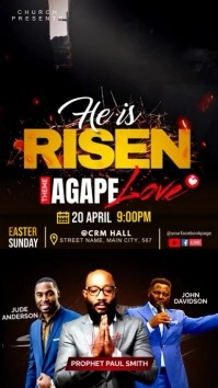 he is risen Instagram Story template