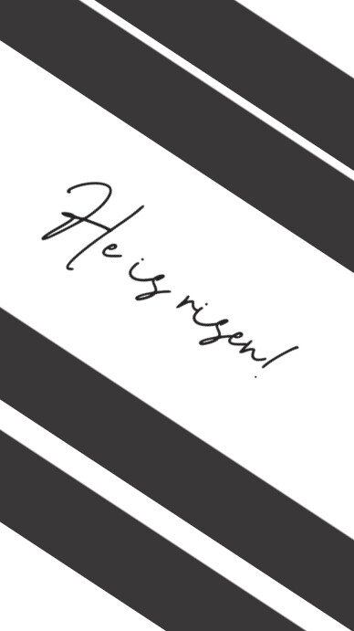 He is risen Phone Wallpaper, Background Ekran reklamowy (9:16) template