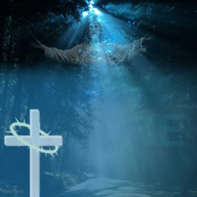 He is Risen Video Quadrado (1:1) template