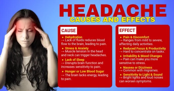 Copy of Headache Infographic Design | PosterMyWall