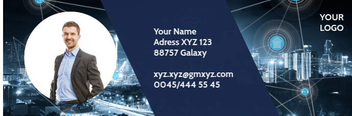 Header Contact ID Mail Personal Signature Template | PosterMyWall