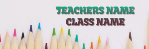 White Teacher Introduction Twitter-Kopfzeile Template