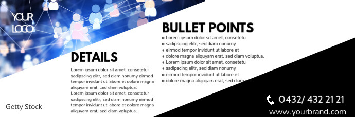 Header details advertisement template cover | PosterMyWall