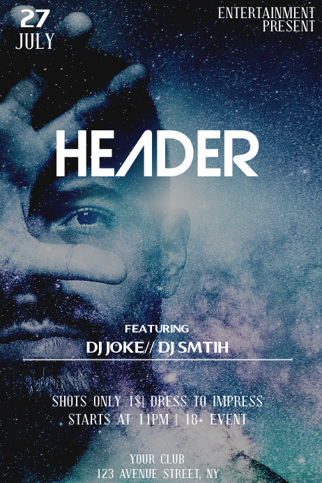 header flyer template | PosterMyWall