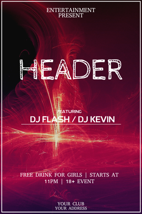 Header flyer template | PosterMyWall