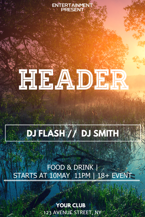 Header flyer template | PosterMyWall