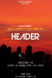 header night flyer template | PosterMyWall