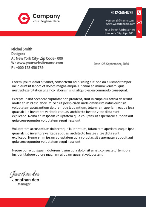Copy Header Printable Copy of Header Template | PosterMyWall