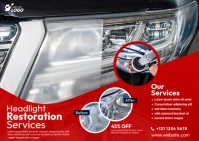Headlight Restoration Carte postale template