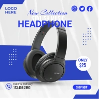 Headphone ADS Template Iphosti le-Instagram