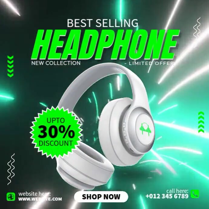 Headphone Special Offer Template PosterMyWall