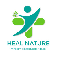 Heal nature - Green Wellness Brand Kit Logo template