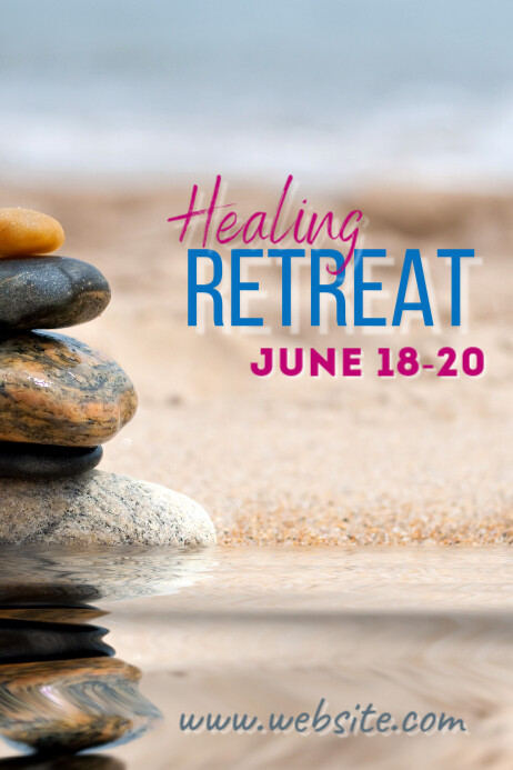 Rehat Poster Copy of Healing Retreat Poster | PosterMyWall