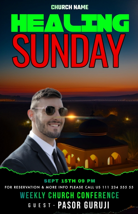 healing sunday Template | PosterMyWall