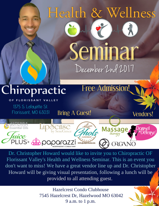 Health Wellness Seminar Template Postermywall