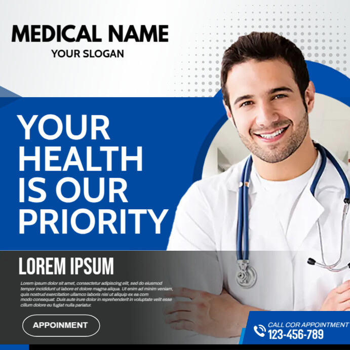 Health Ads Template | PosterMyWall