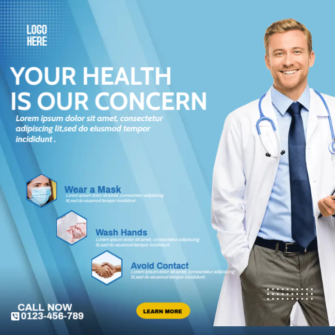 Health Ads Template | PosterMyWall